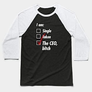 Single Taken CEO Baseball T-Shirt